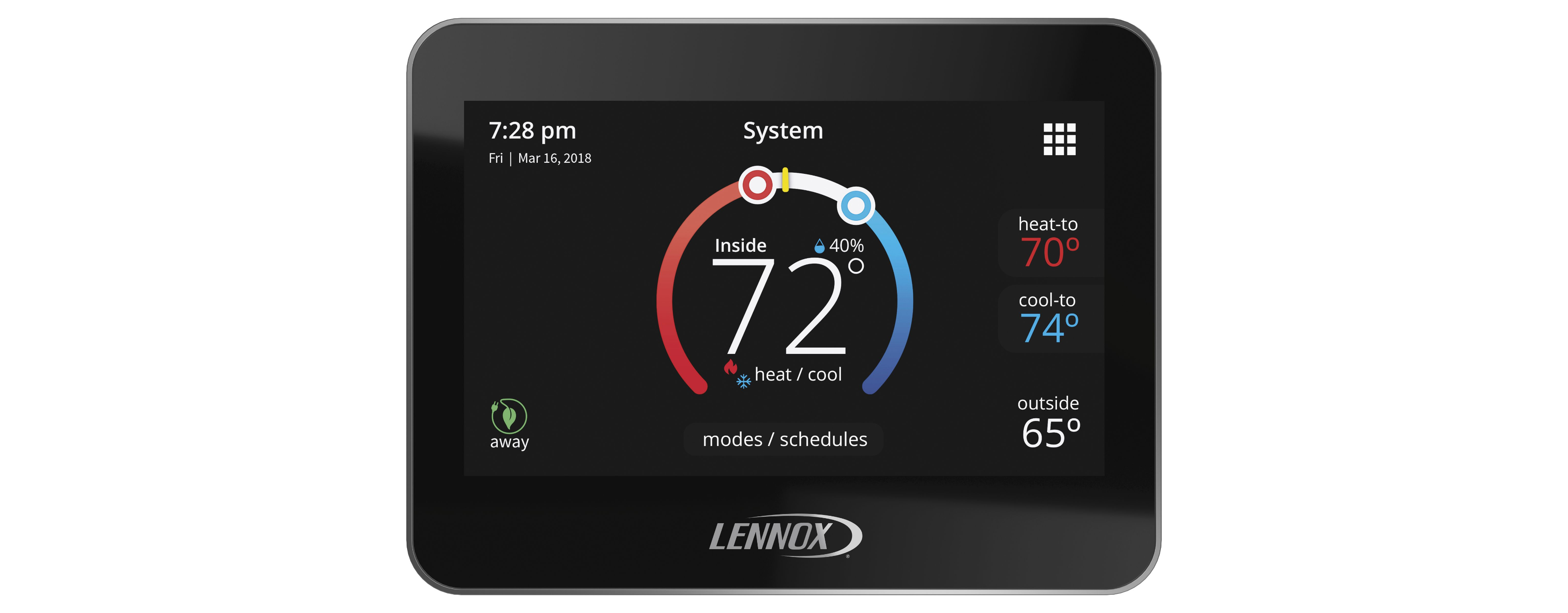 M30, Touchscreen Smart Programmable Thermostat