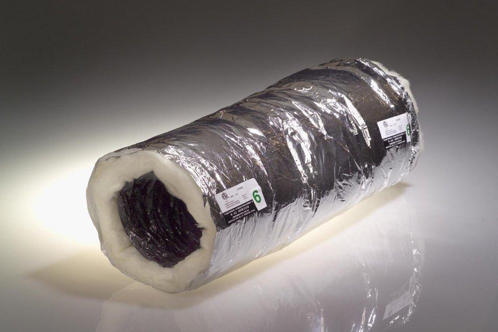 3 in 25 ft R6 Flexible Air Duct - Bagged