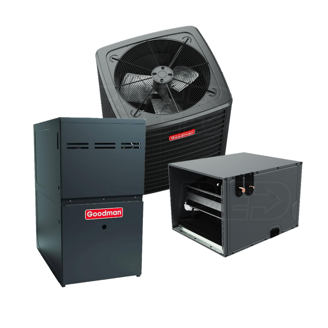 Goodman 2 Ton 15.2 SEER2 Horizontal Gas System GLXS5BA2410 - GGR9S800603BN - GCHPTA2426B3